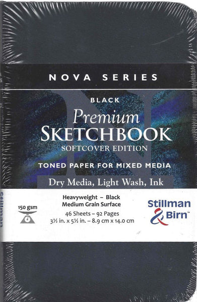 Stillman & Birn Nova Toned Black Sketchbooks – Rileystreet Art Supply